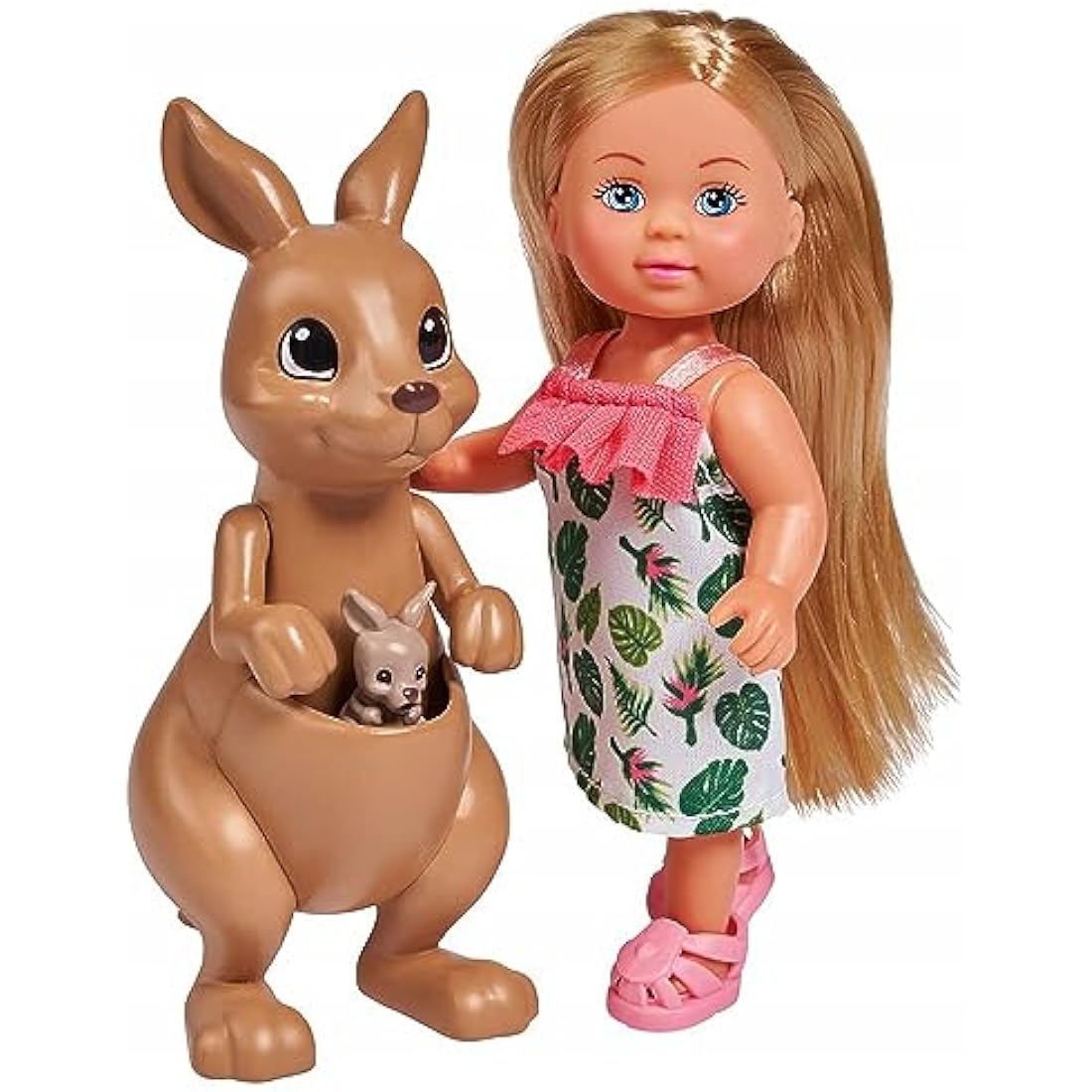 Simba Steffi Love Kangaroo Doll Set – 12cm Mother and Baby Toy