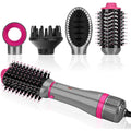4-in-1 Hot Air Brush Set | Ionic Hair Dryer & Styler - Gray