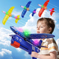 Jolof Store LED Airplane Launcher Toys | 3 Pack Foam Glider Planes