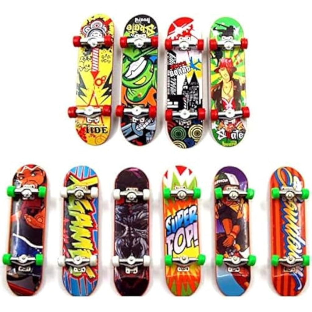 Jolof Store Mini Fingerboard Skateboard Set – 6pcs Alloy Skill Toys