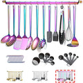 Kyraton Rainbow Stainless Steel Kitchen Utensils Set - 37 Pieces