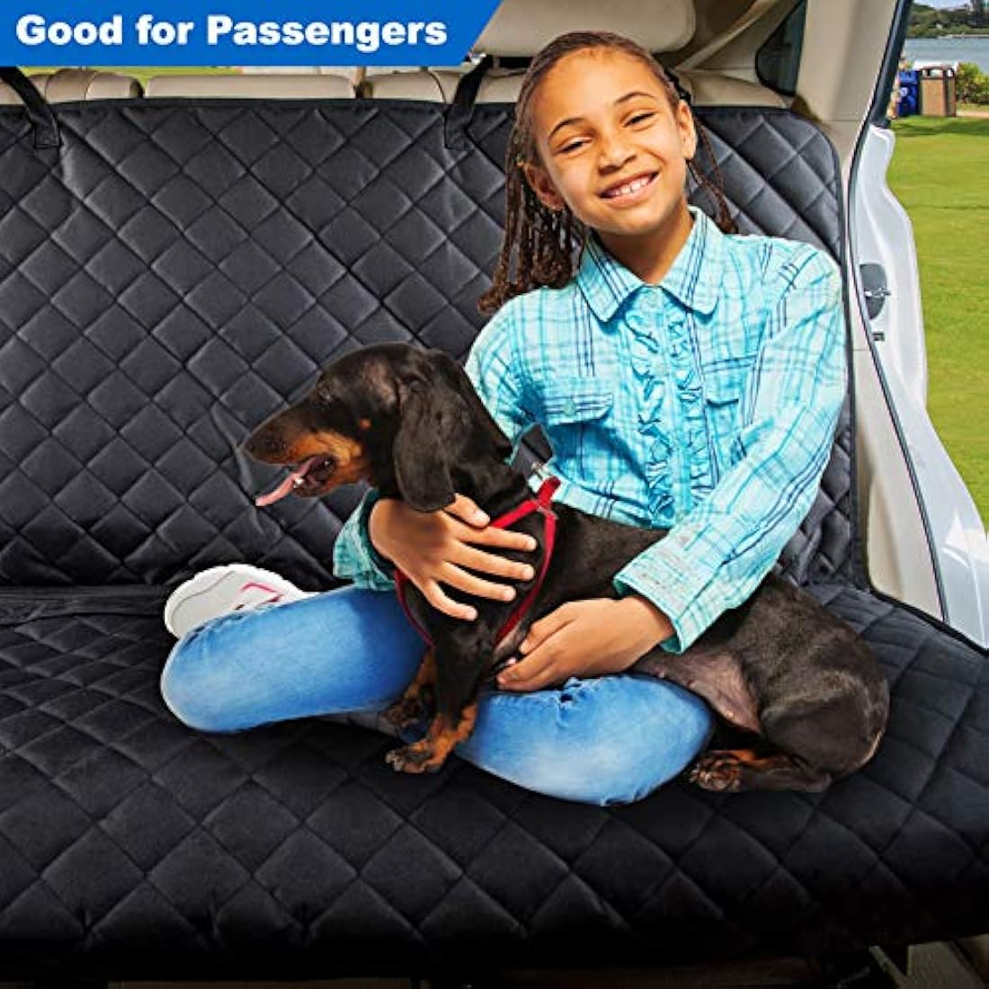 Jolof Store Waterproof Dog Car Seat Cover – Non-Slip Backseat Protector