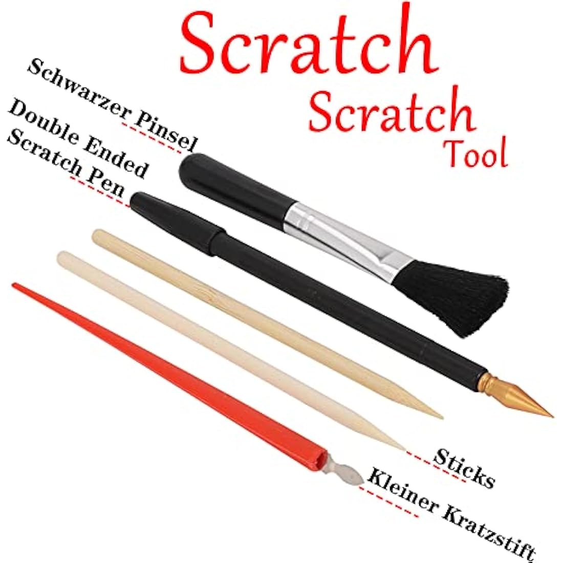 Heyu-Lotus 8pcs Rainbow Scratch Art Paper Kit – City Night Sketch Set