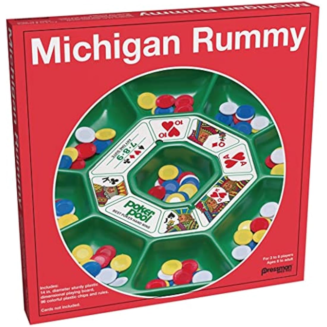 Pressman Michigan Rummy Classic Card Game | Family Strategy Board Game