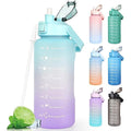 Jolof Store 2L Motivational Water Bottle | BPA Free Leakproof Sport Jug