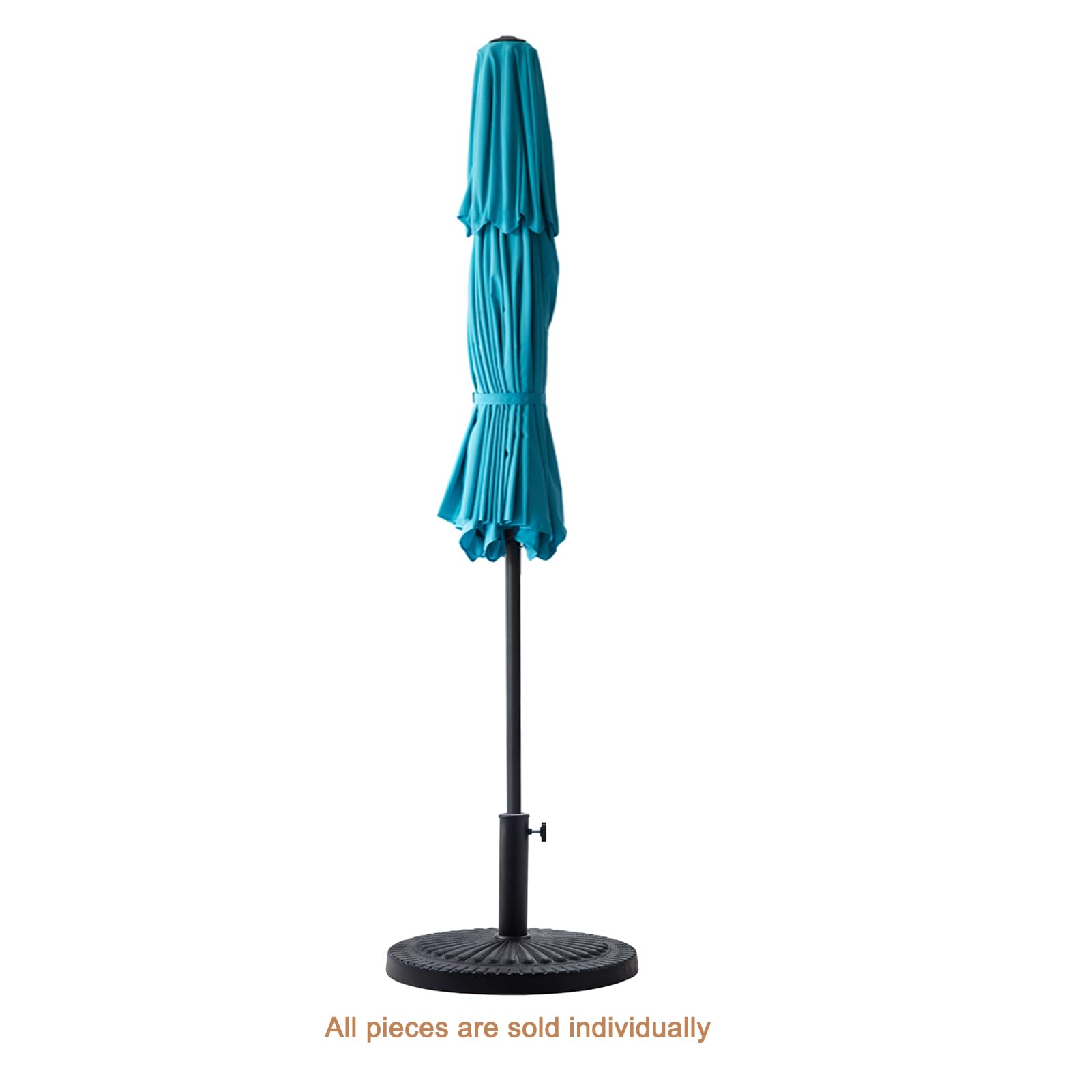 C-Hopetree 14kg Heavy Duty Patio Umbrella Base - Round Resin Stand