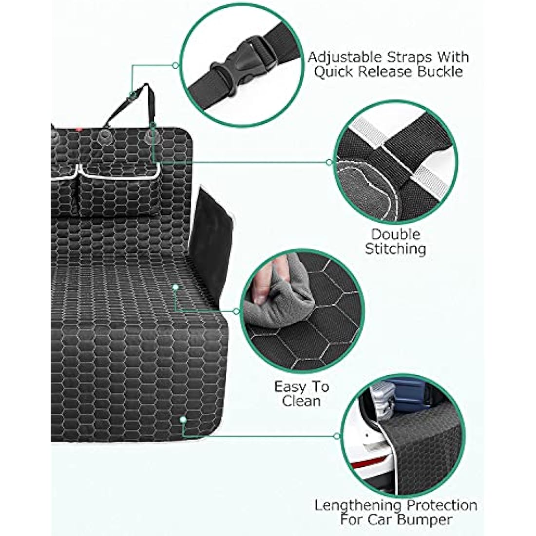 Oasser Car Boot Liner – Waterproof 4-Layer SUV Trunk Protector
