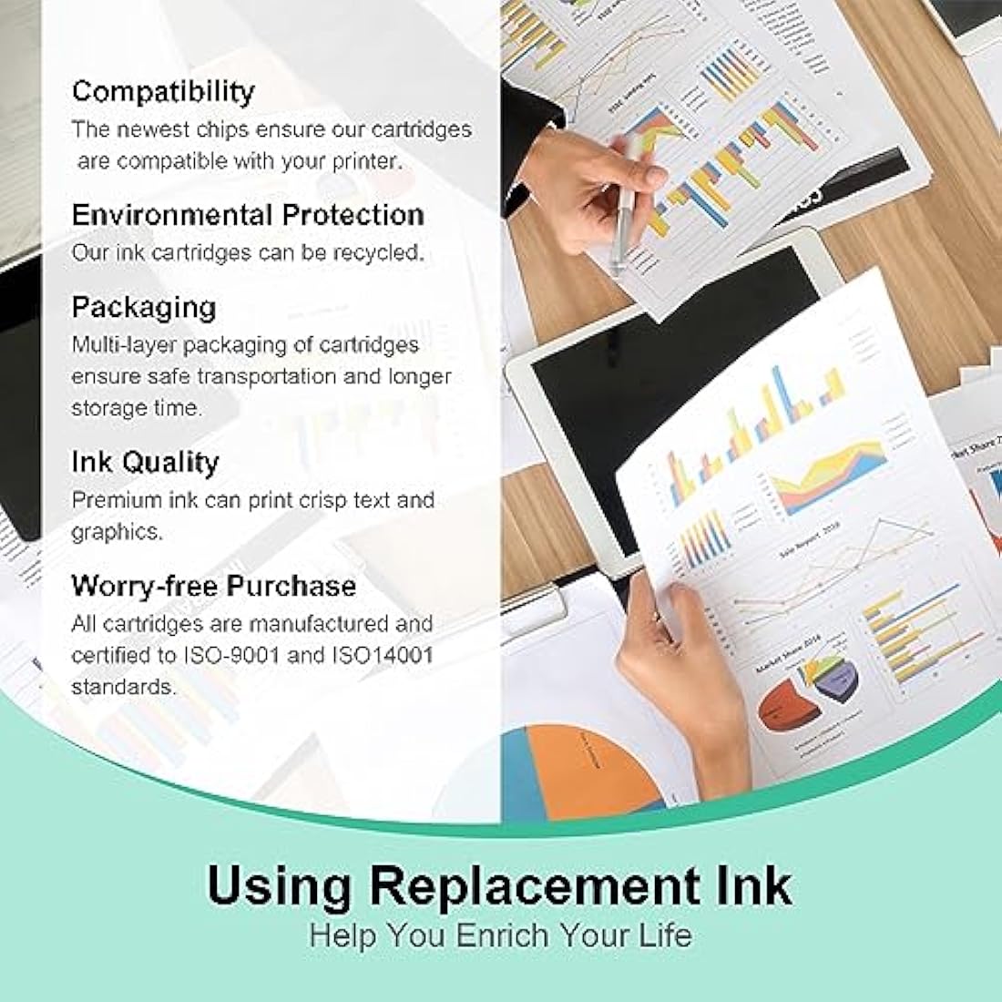 Salols PG-560XL CL-561XL Ink Cartridges for Canon Pixma TS5350 TS7450 (2-Pack)