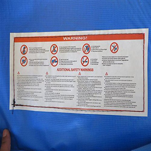 Greenbay 8FT Trampoline Replacement Safety Pad and Net Enclosure – Blue