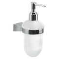 Gedy Tonale Wall Mounted Soap Dispenser - Chrome & Satin Glass