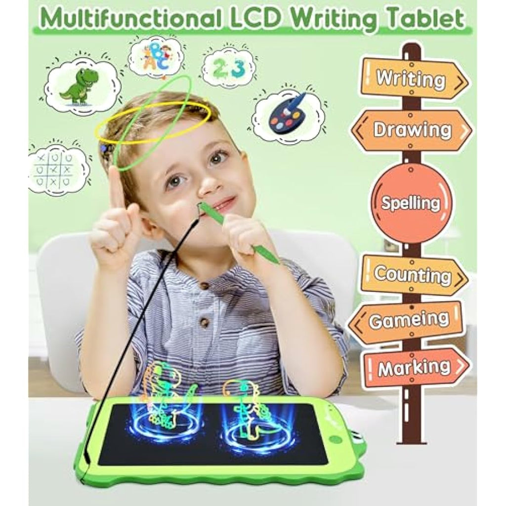 Dinosaur LCD Drawing Tablet | 8.5 Inch Writing Pad for Kids