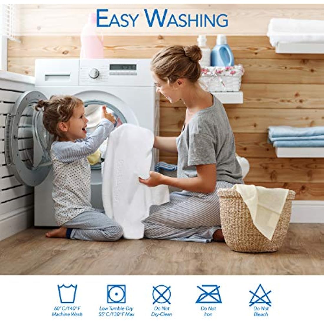 PlushDeluxe Bamboo Mattress Protector – Waterproof & Breathable UK King
