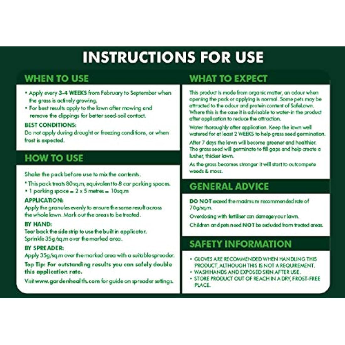Westland SafeLawn Natural Lawn Feed & Seed - Child & Pet Safe, 2.8kg