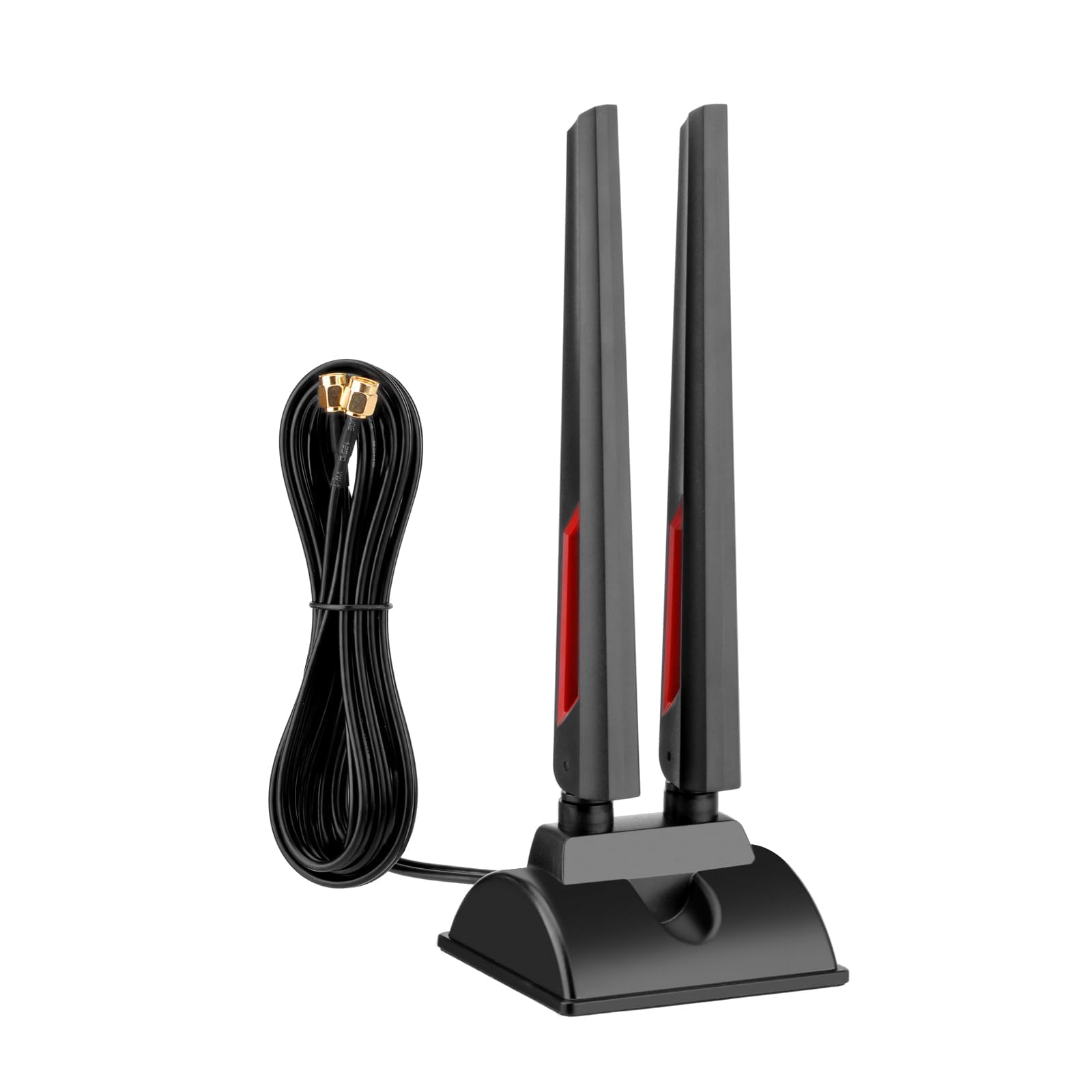 Superbat WiFi 6E Tri-Band Magnetic RP-SMA Antenna for PC Gaming