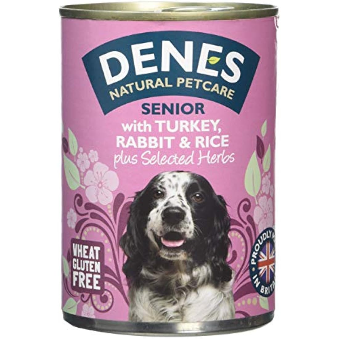 Denes Senior Wet Dog Food | Turkey, Rabbit & Rice | 12 x 400g Cans