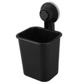 Giilayky Suction Cup Toothbrush Holder | Black ABS Toothpaste Rack