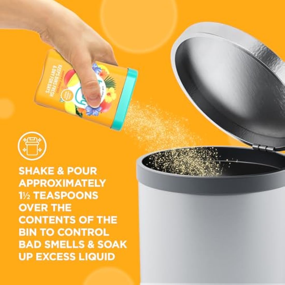 Bin Buddy Surf's Up Bin Freshener Powder - 450g (Pack of 3) | Jolof Store