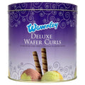 Waverley Deluxe Wafer Curls – Crispy Dessert Toppings (280 Wafers)