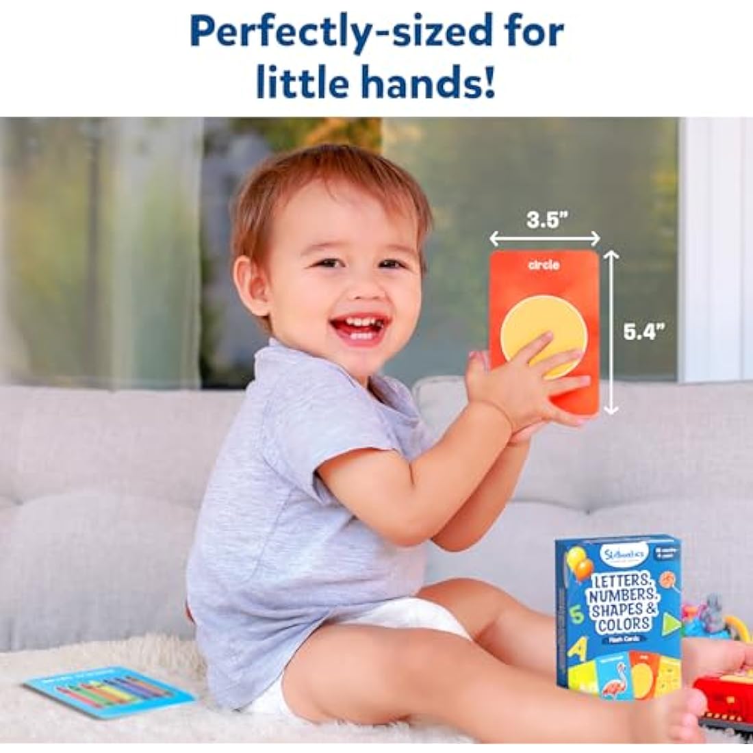Skillmatics Toddler Flash Cards – 50 Double-Sided Montessori Cards