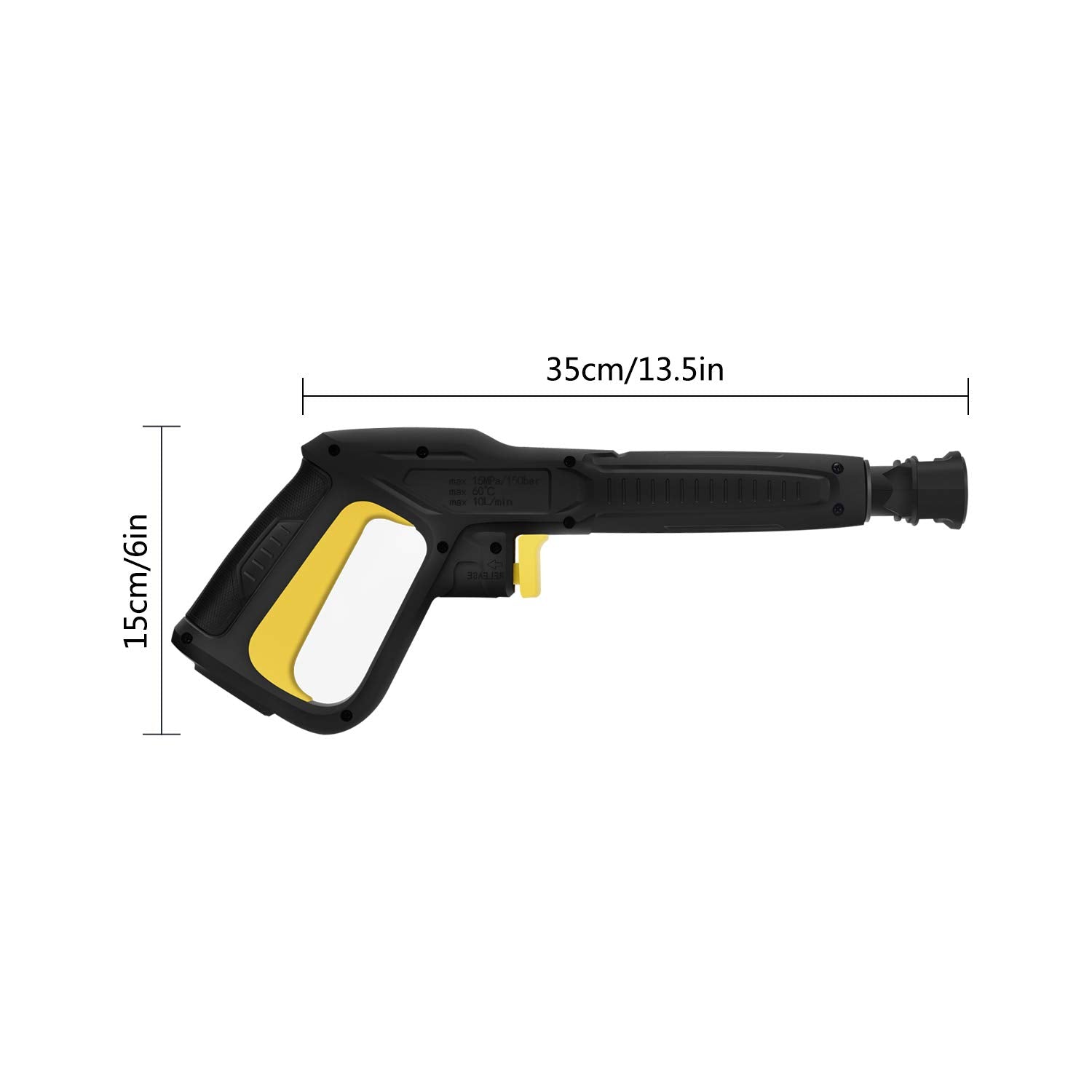 Jajadeal Pressure Washer Gun & Spray Lance Kit for Karcher K2-K7