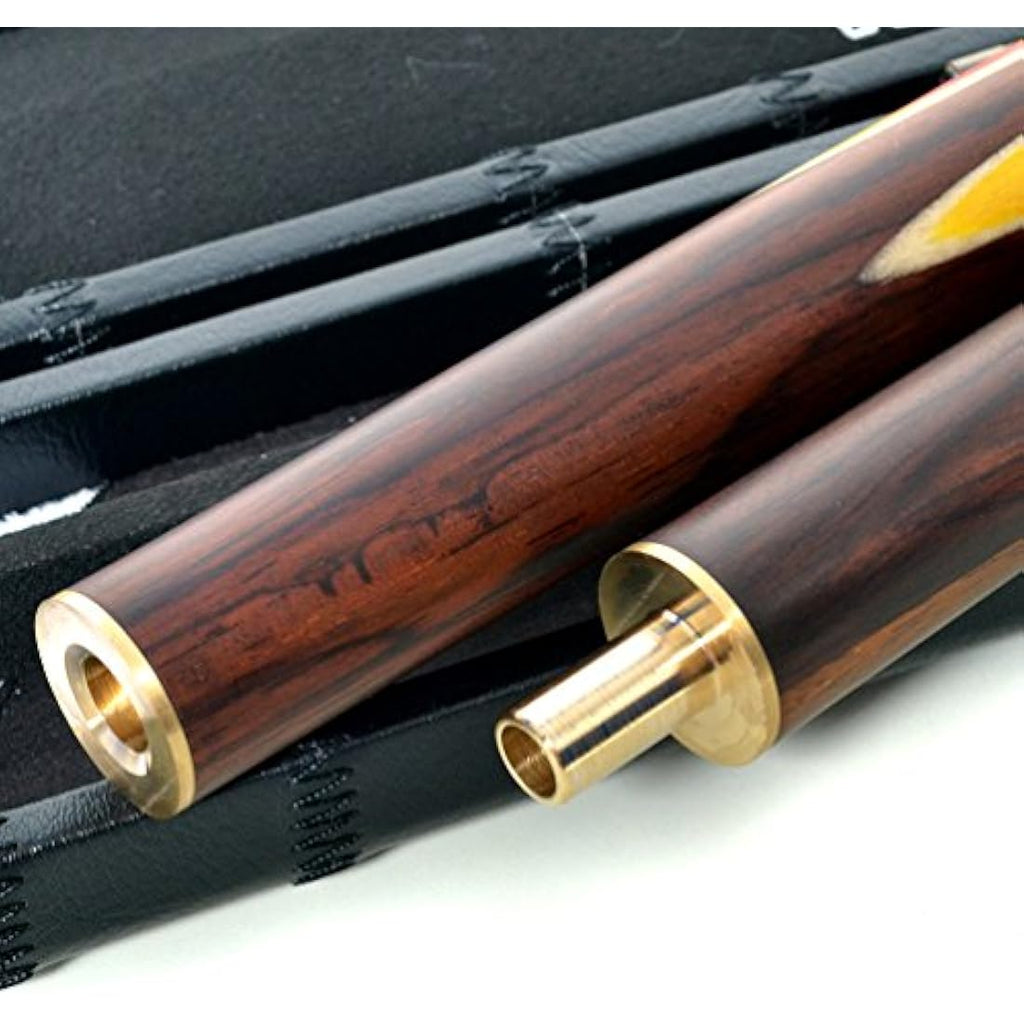CUESOUL 57" Snooker Cue | Hand-Spliced Ash Wood with Case & Extensions