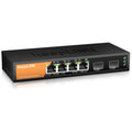 keepLiNK 6-Port 2.5G Unmanaged Switch | 4 x 2.5G and 2 x 10G SFP Slots