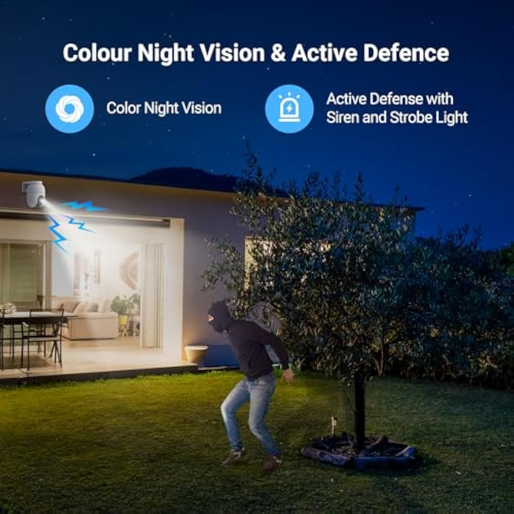 EZVIZ C8c 1080P Outdoor WiFi Security Camera | 360° PTZ & Color Night Vision