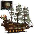 JMBricklayer Ghost Pirate Ship Model Kit - 4364 Piece Building Blocks