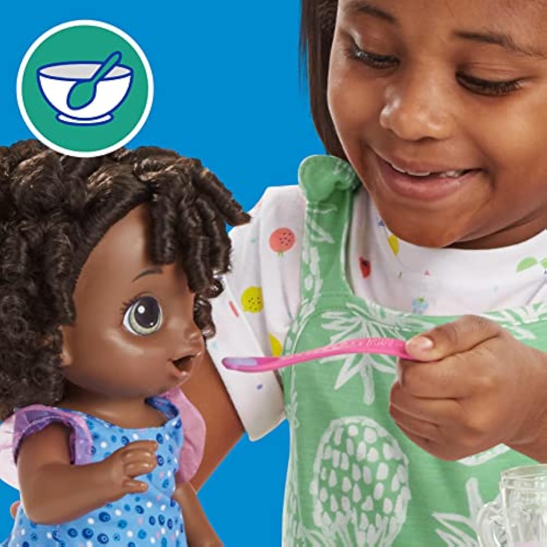 Baby Alive Magical Mixer Baby Doll – Blueberry Blast with Toy Blender