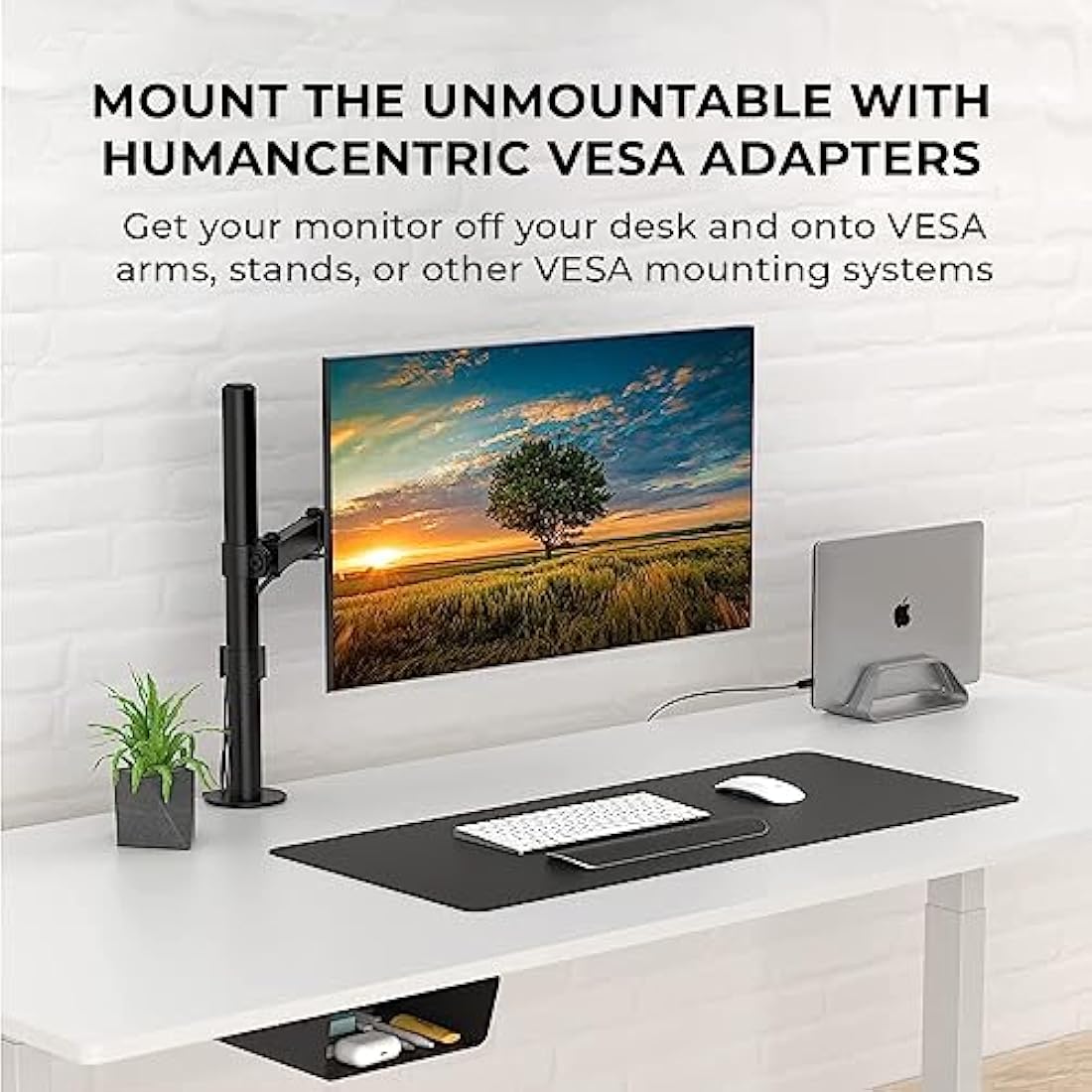 HumanCentric VESA Mount Adapter for Dell S and SE Series Monitors
