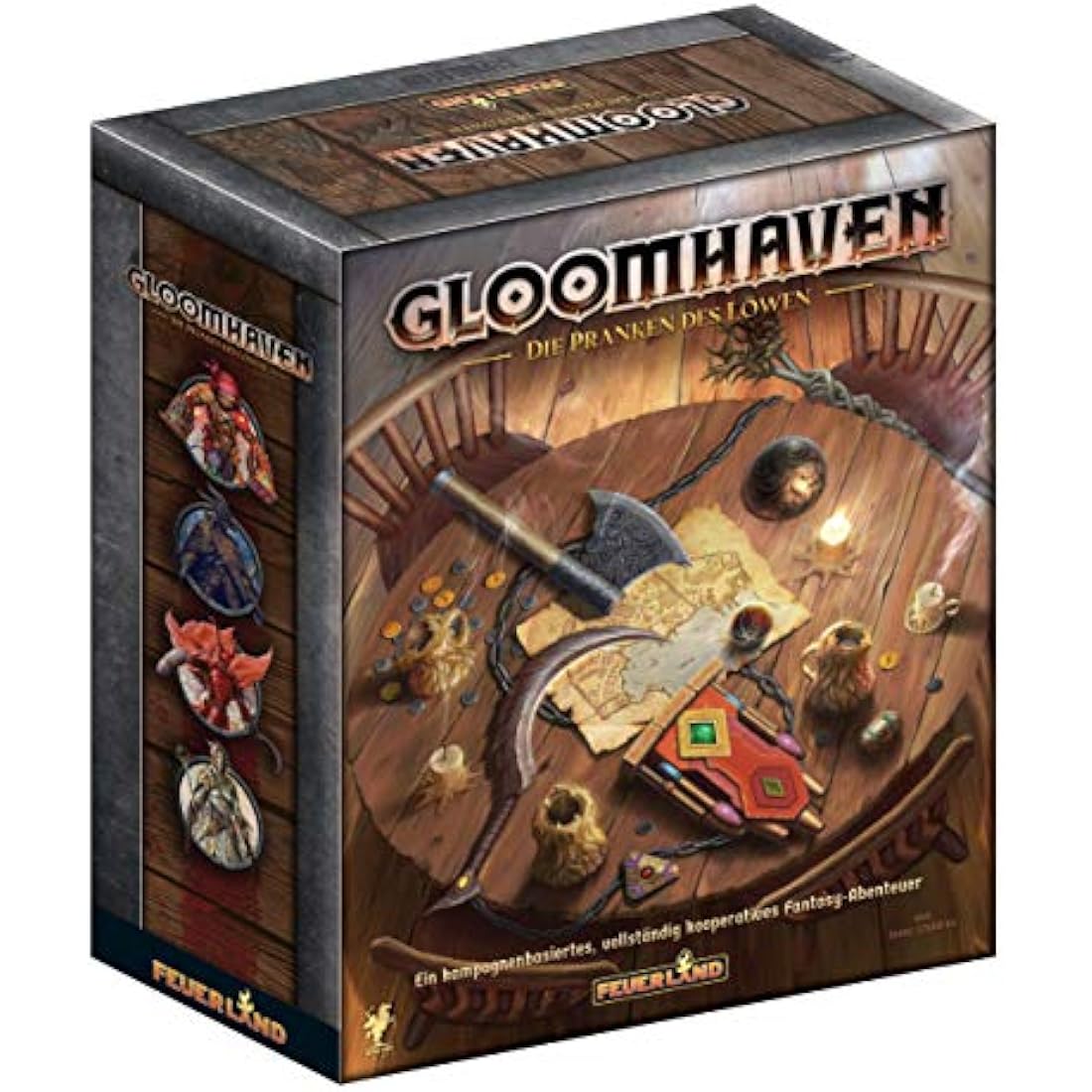 Feuerland Spiele Gloomhaven: Die Pranken des Löwen – Brettspiel