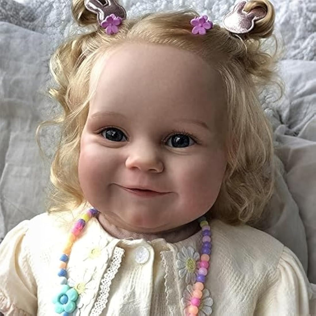 24" Reborn Maddie Girl Doll – Realistic Blonde Hair Toy