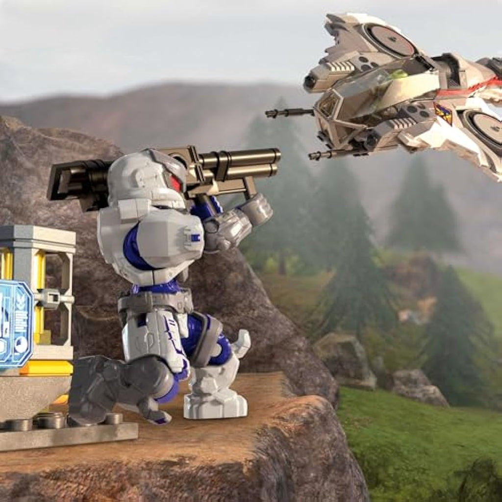 Mega Halo UNSC Arctic Burn Wasp Building Set with 2 Figures – 342 Pcs