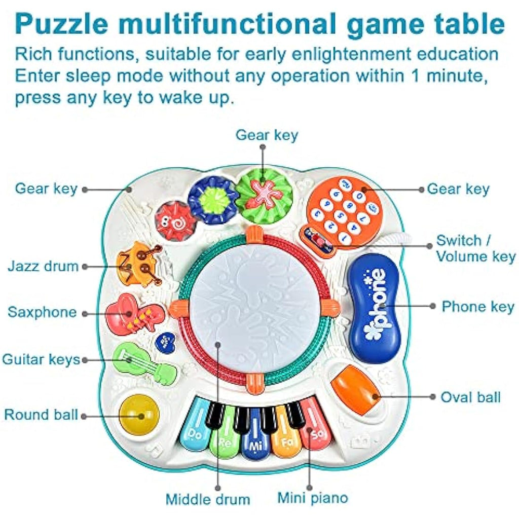 Baby Activity Table – Musical Learning Toy for 6-12 Months