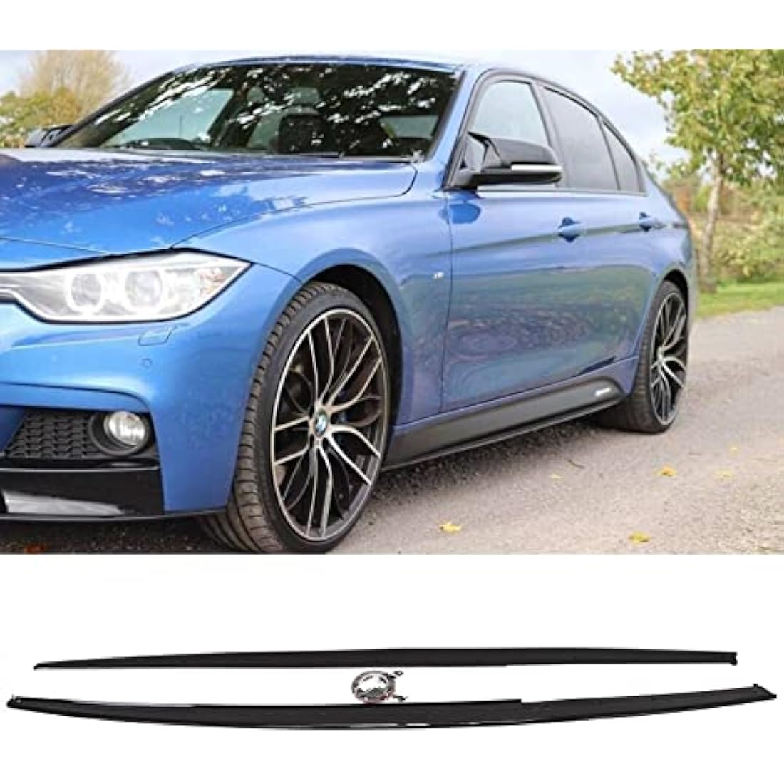 Side Skirts Extension | MP Style Gloss Black Aerodynamics