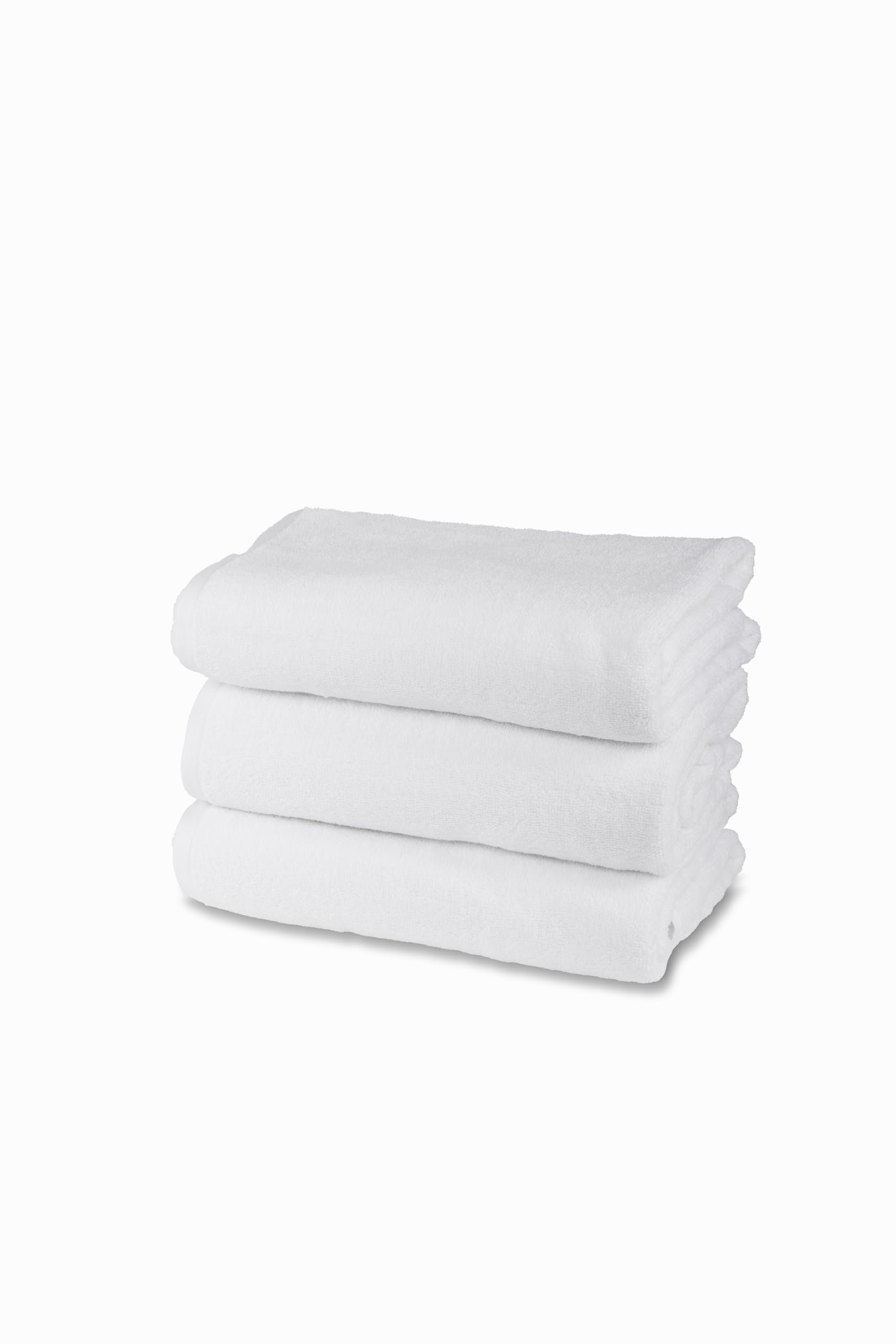 HH Hermet Hotellerie 100% Cotton Terry Bath Towel Set - 3 Pack, 450 g/m²