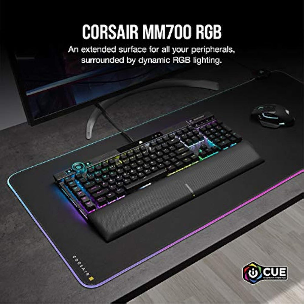 Corsair MM700 RGB Extended Gaming Mouse Pad | 930x400mm Desk Mat