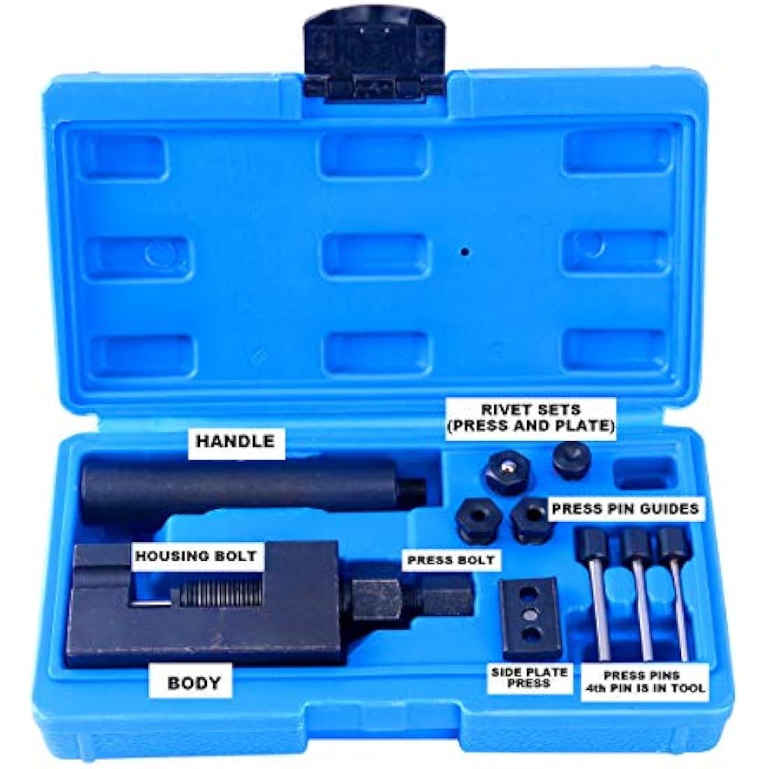 Motorcycle Chain Breaker and Riveting Tool Kit – Professional