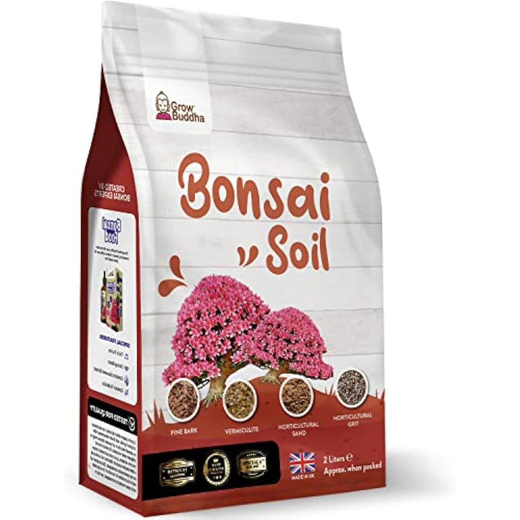 Grow Buddha Bonsai Soil - Premium Potting Mix for Drainage & Aeration