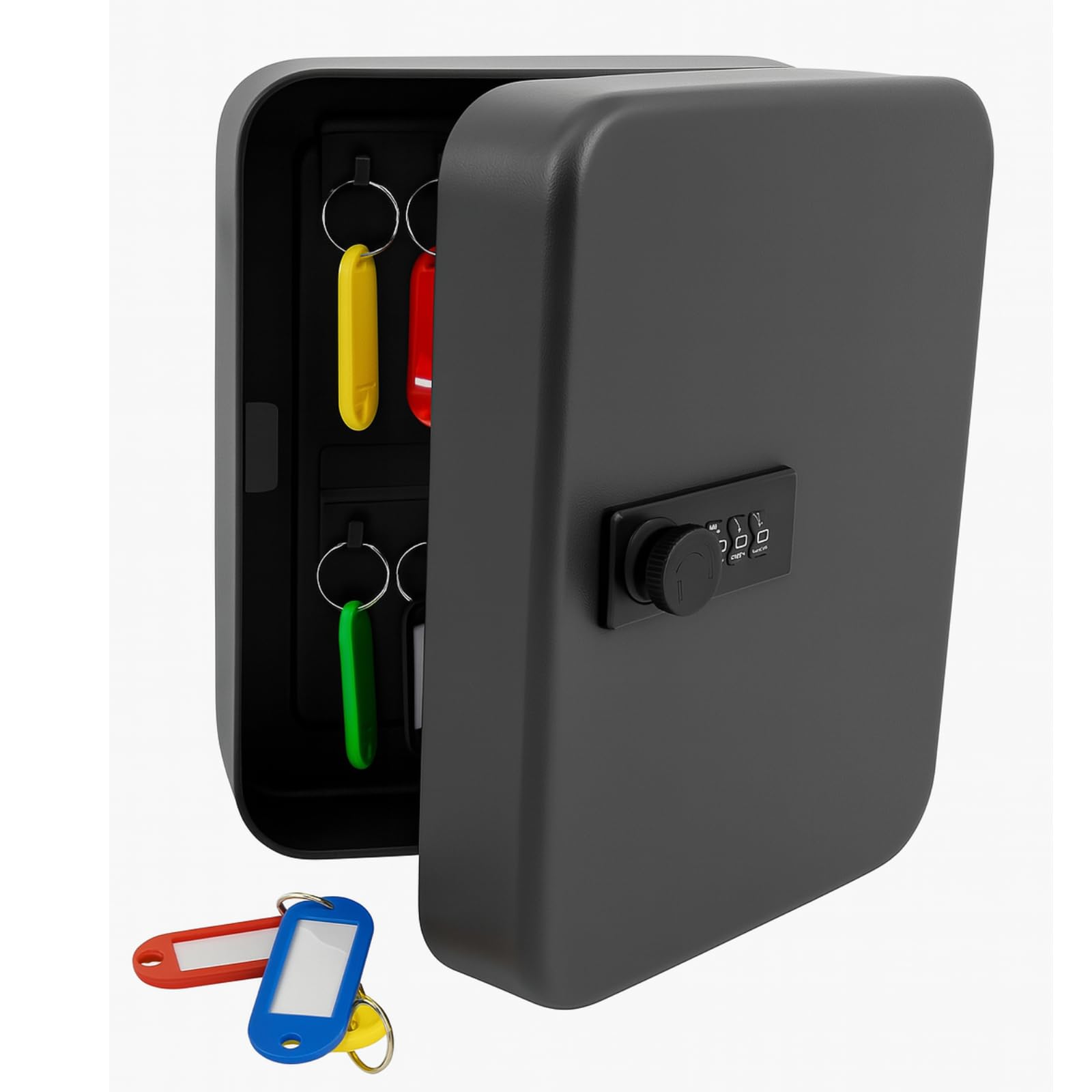 HowseHold Wall Mounted Key Cabinet – 20 Key Combination Security Box