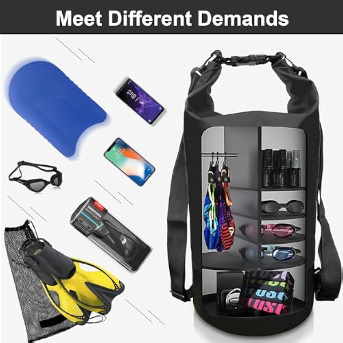 Arteesol Waterproof Dry Bag | 5L-30L Storage for Kayaking & Boating