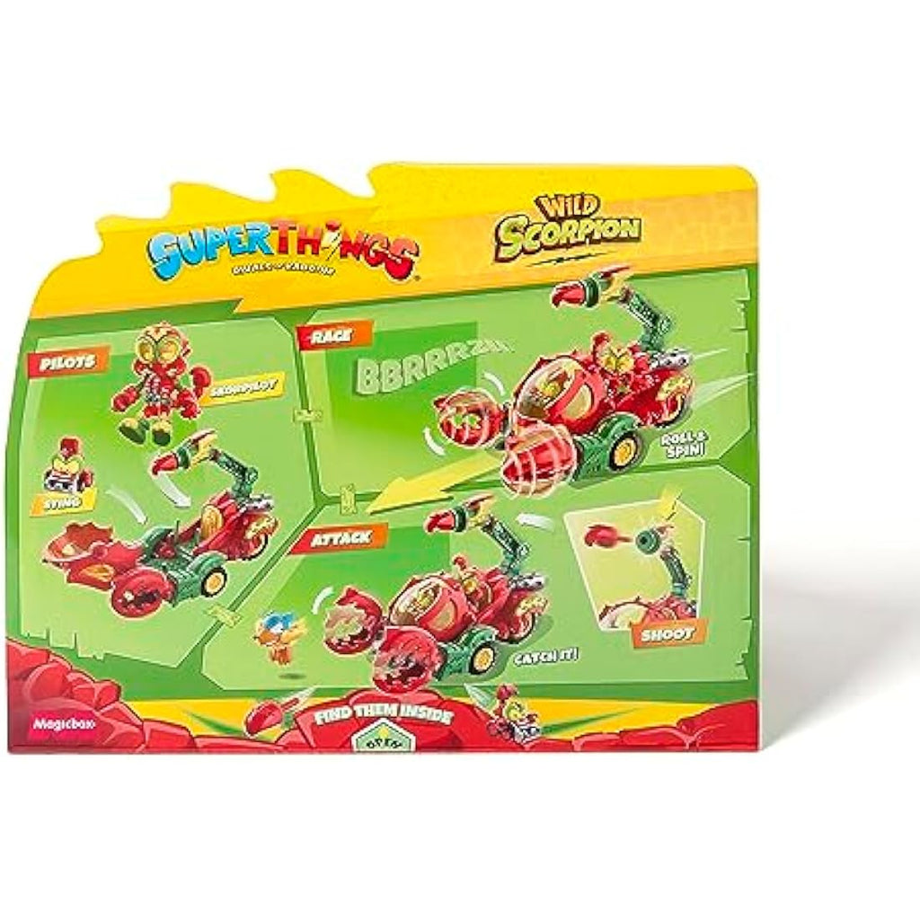 SuperThings Wild Scorpion Truck – Toy Vehicle with 2 Exclusive Figures
