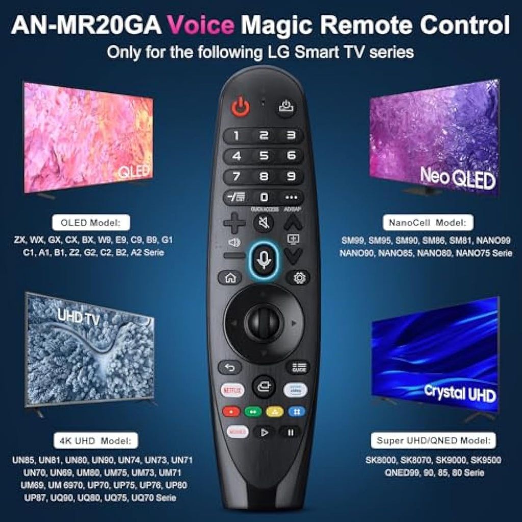 LG Magic Remote Replacement with Voice Control for OLED QNED 4K Smart TV