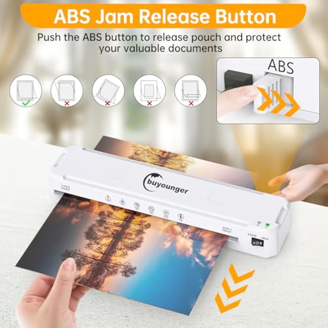 Jolof Store A3 Laminator Machine | 5-in-1 Set with 30 Pouches & Trimmer