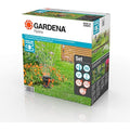 Gardena Pipeline Sprinkler System Starter Set with Oscillating Sprinkler