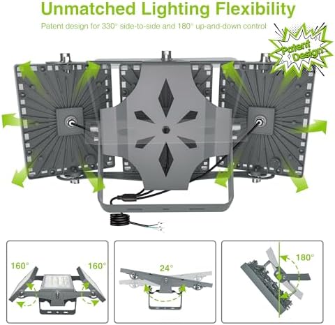STASUN 150W LED Floodlight – 15000LM IP65 Waterproof Security Light