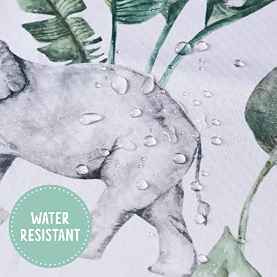 Baby Splash Mat – Waterproof Non-Slip Tropical Jungle