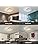 Modern LED Ceiling Light – 50W Dimmable Geometric Flush Mount