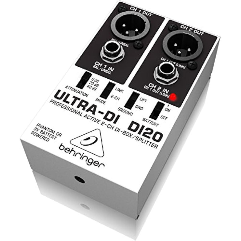 Behringer DI20 Ultra-DI 2-Channel DI Box and Active Signal Splitter