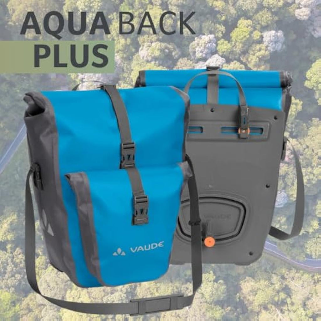 VAUDE Aqua Back Plus Waterproof Bike Panniers | 51L Rear Rack Bags